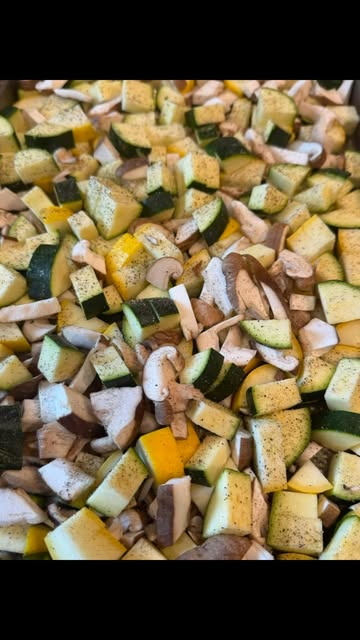 Dr. Ashli E. Linkhorn&rsquo;s weekly food prep: sheet-pan vegetables in an Instagram reel